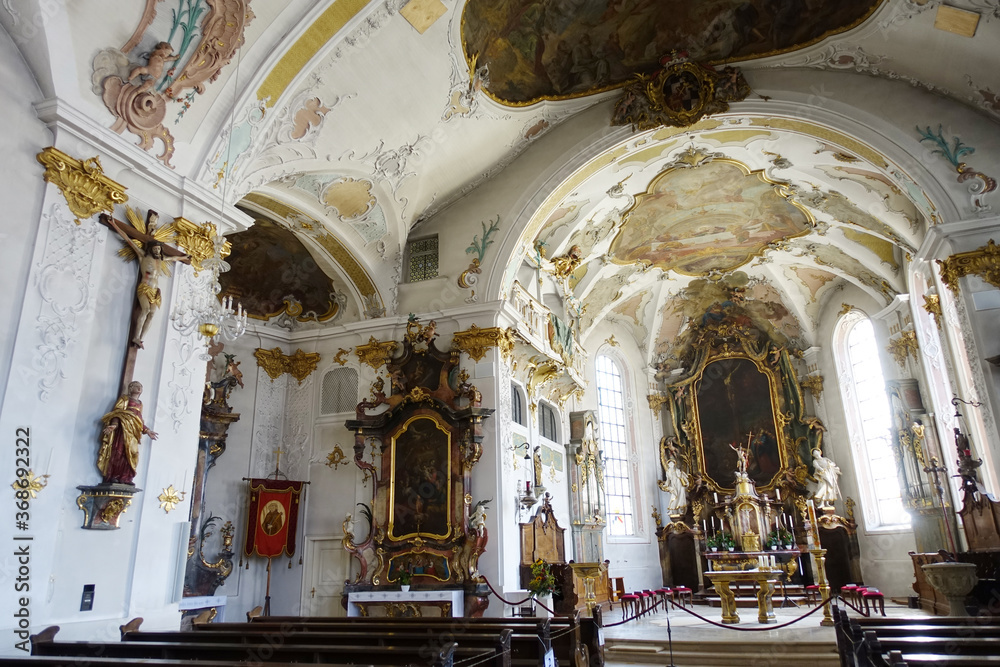 barocke Stadtpfarrkirche St. Johann Evangelist Sigmaringen