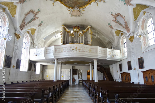 Tableau sur toile barocke Stadtpfarrkirche St. Johann Evangelist Sigmaringen