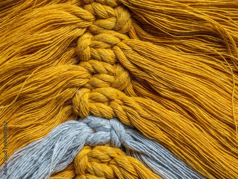 Fototapeta premium texture of the yarn for knitting