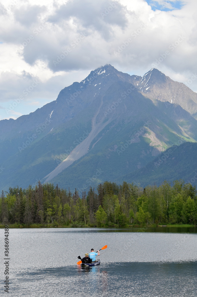 Alaska trout fishing adventure on Reflections Lake