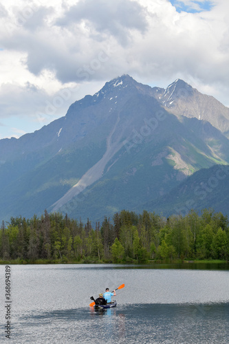 Alaska trout fishing adventure on Reflections Lake © JT Fisherman