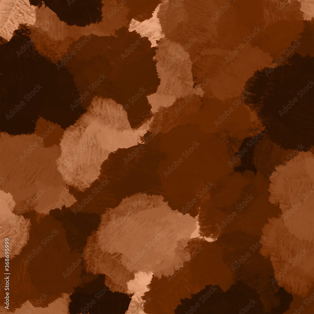 light copper clay brown and dark bronze paint dabs texture abstract background