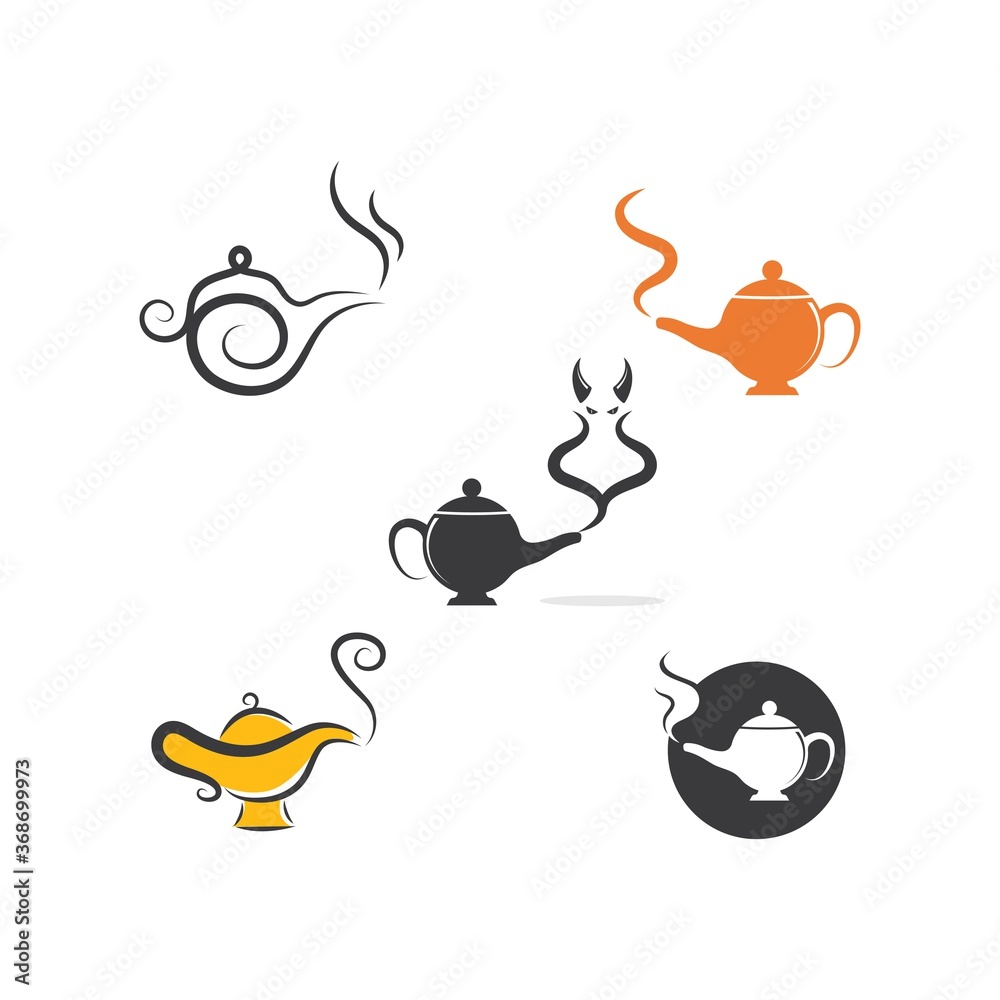 magic lamp icon vector illustration design magic lamp icon vector illustration design