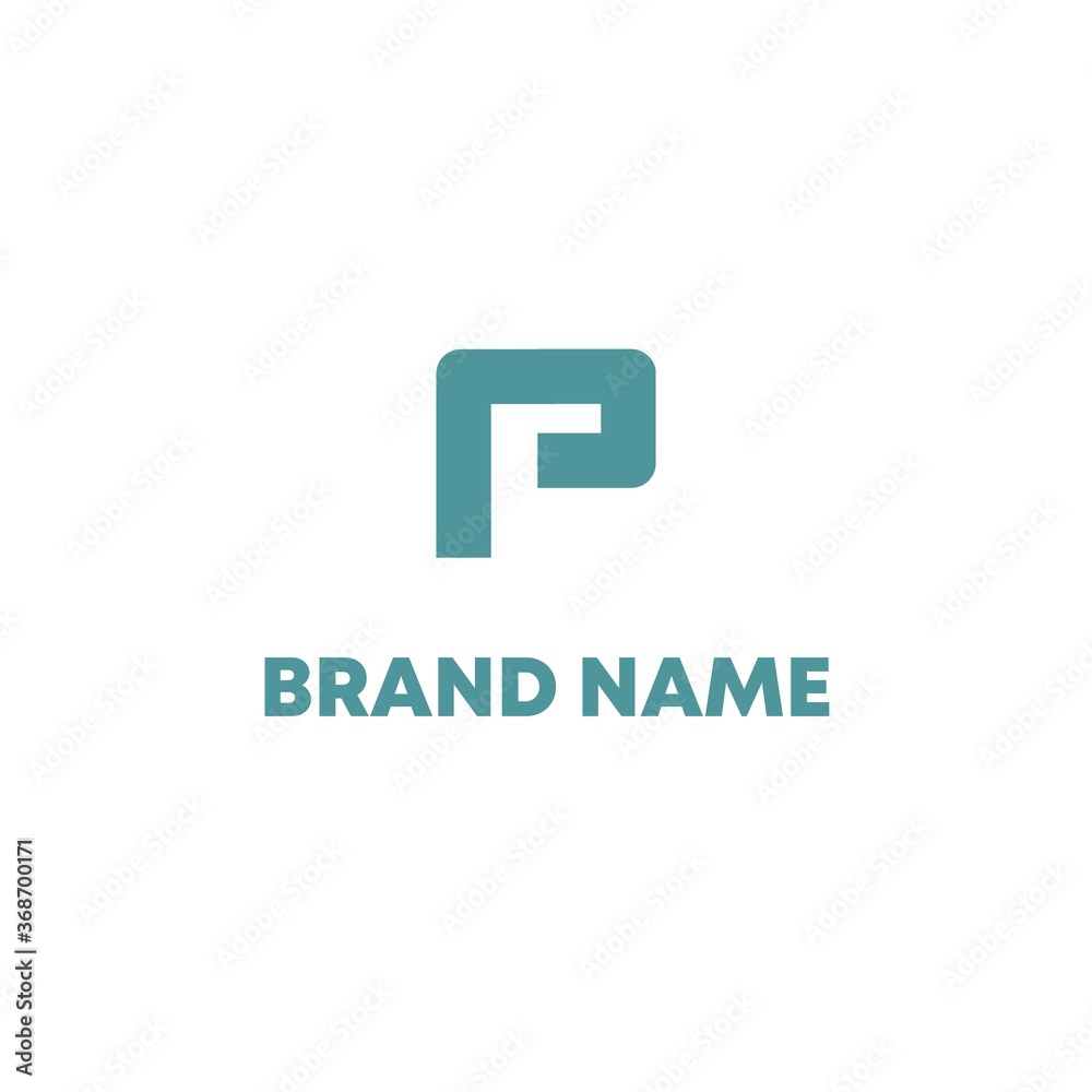 Obraz premium p logo