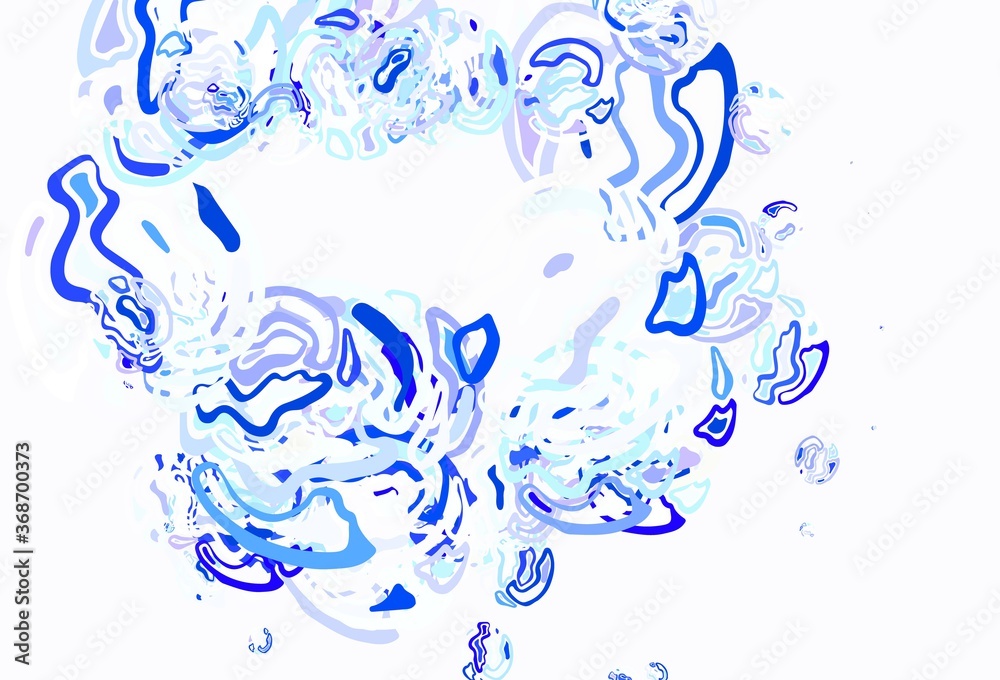 Light Pink, Blue vector texture with abstract forms. Light Pink, Blue vector texture with abstract forms.