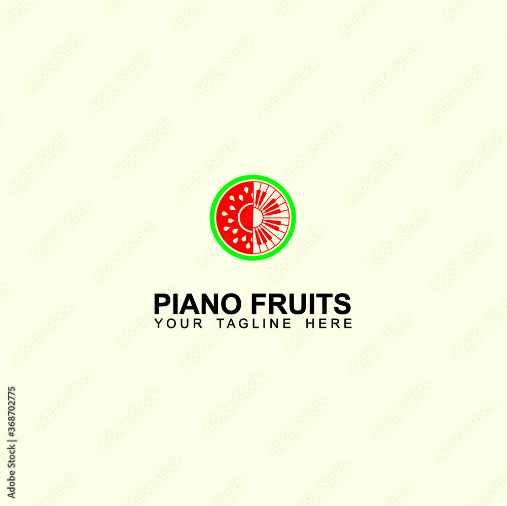 dragon fruit piano fruit logo vector dragon fruit piano fruit logo vector