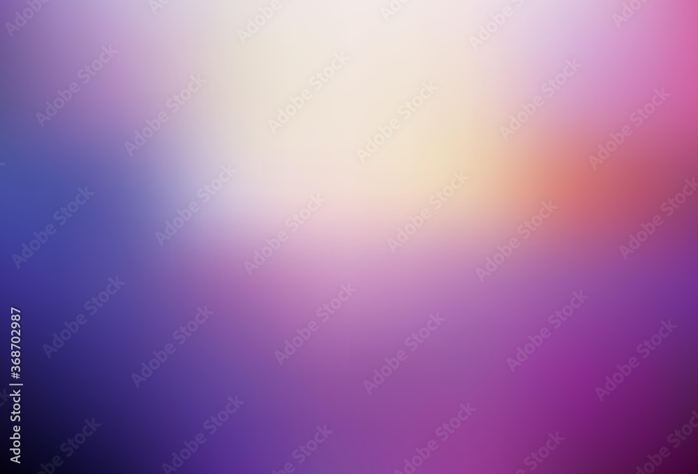 Fototapeta premium Light Purple, Pink vector blurred shine abstract template.