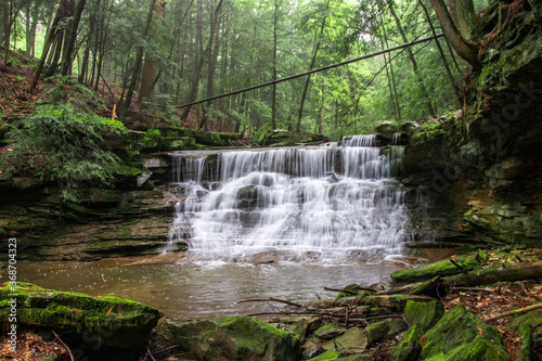 Waterfall in the woods near Emlenton  PA