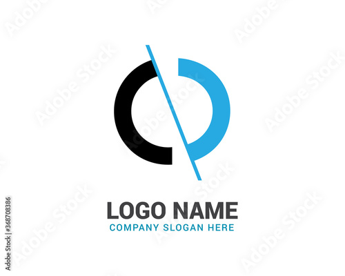 CD letter logo, Modern logo design