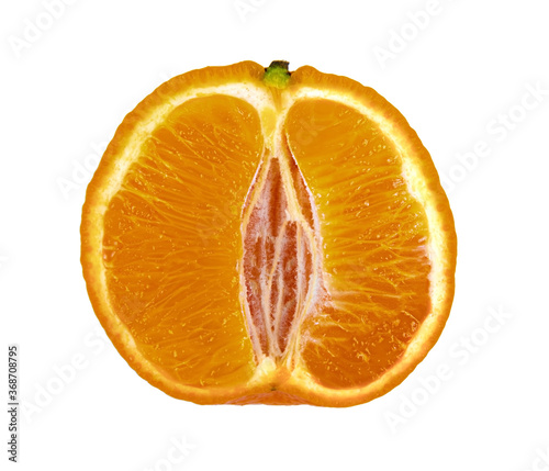 orange isolated on white background.