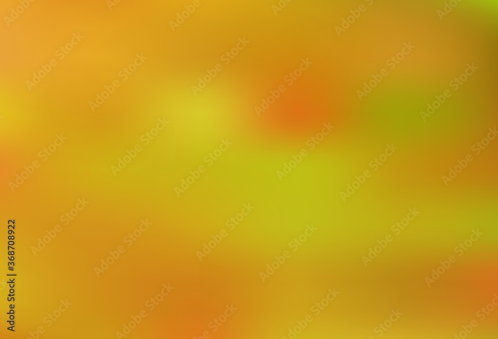 Dark Yellow vector blurred bright texture.