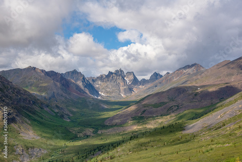 Spectacular Tombstone Territorial Park located in Northern Canada, Yukon Territory during the summertime. © Scalia Media