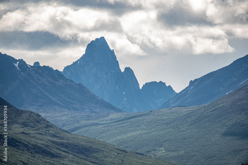 Spectacular Tombstone Territorial Park located in Northern Canada, Yukon Territory during the summertime. 