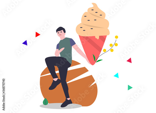 Ice Cream, Humans and Bread