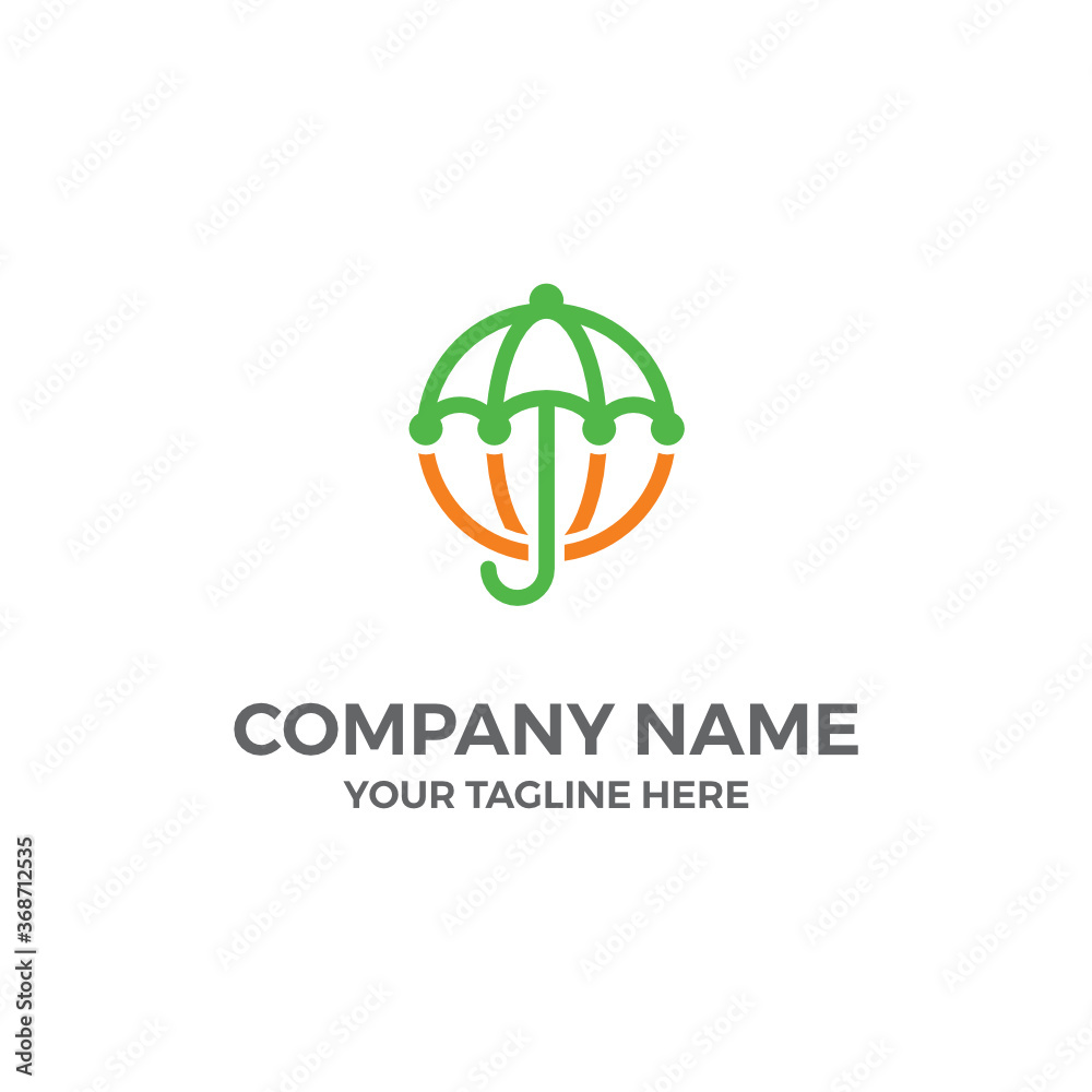 Global Umbrella Environment Protect Vector Abstract Illustration Logo Icon Design Template Element Global Umbrella Environment Protect Vector Abstract Illustration Logo Icon Design Template Element