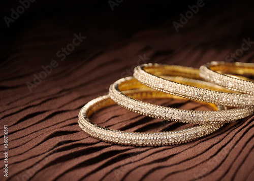 Indian Diamond bangles, Indian Traditional jewelry