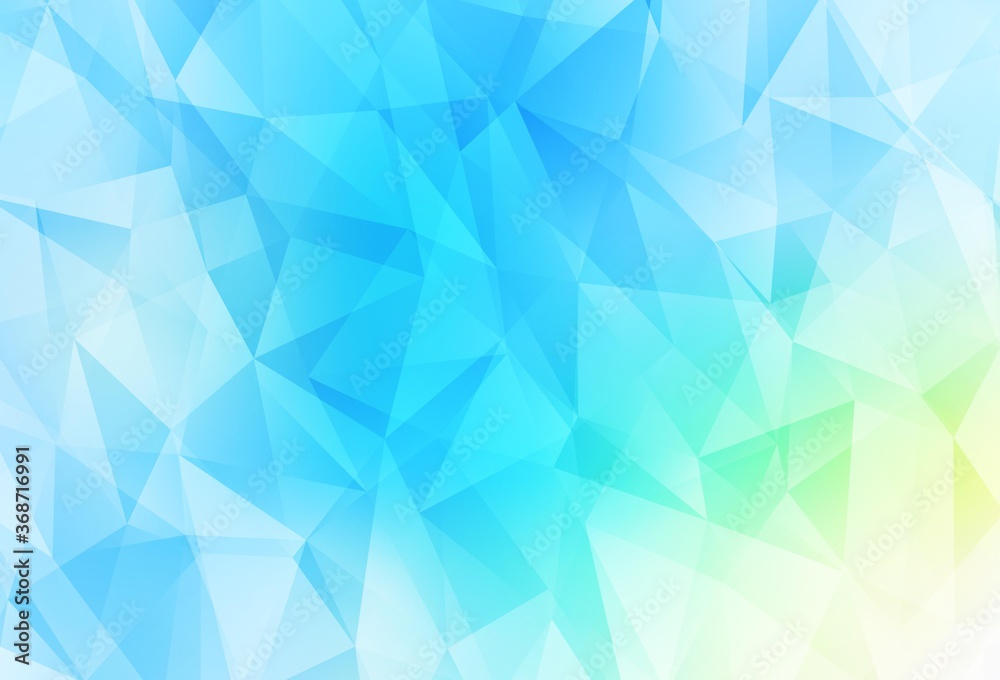 Light Blue, Green vector low poly layout. Light Blue, Green vector low poly layout.