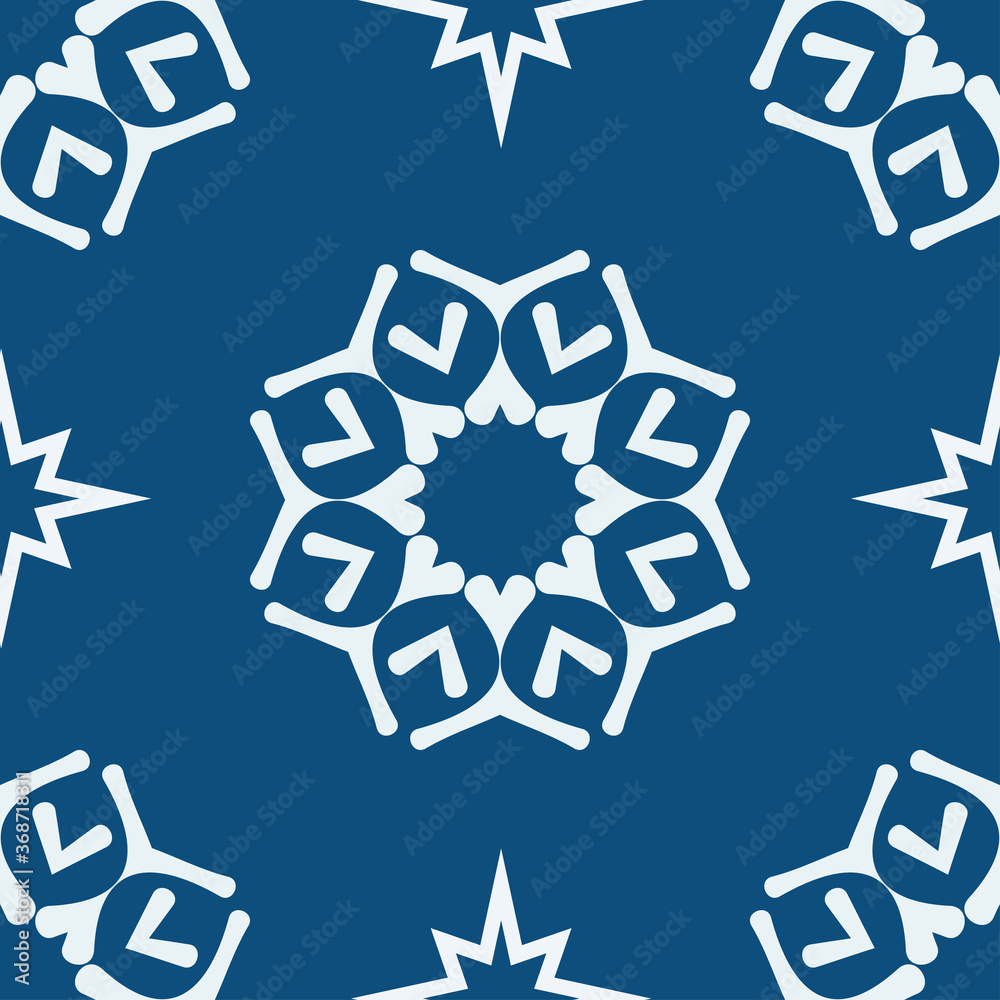 seamless snowflake pattern seamless snowflake pattern