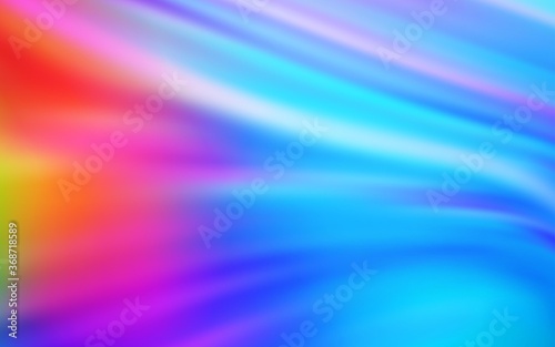 Light Blue  Red vector blurred template. Colorful abstract illustration with gradient. Smart design for your work.