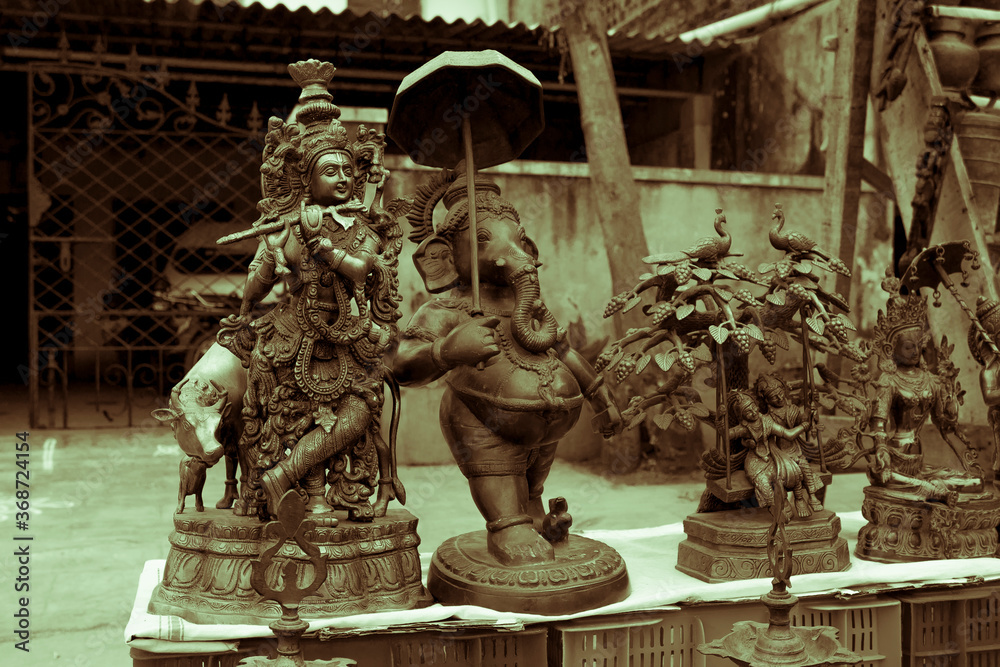Fototapeta premium lord Ganesha Walking