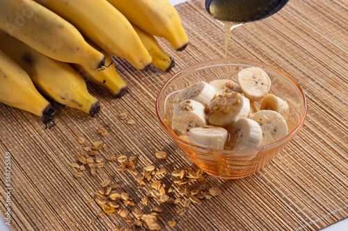 Banana with honey 