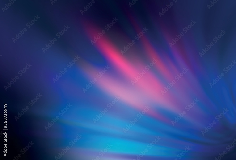 Fototapeta premium Dark Pink, Blue vector glossy abstract layout.