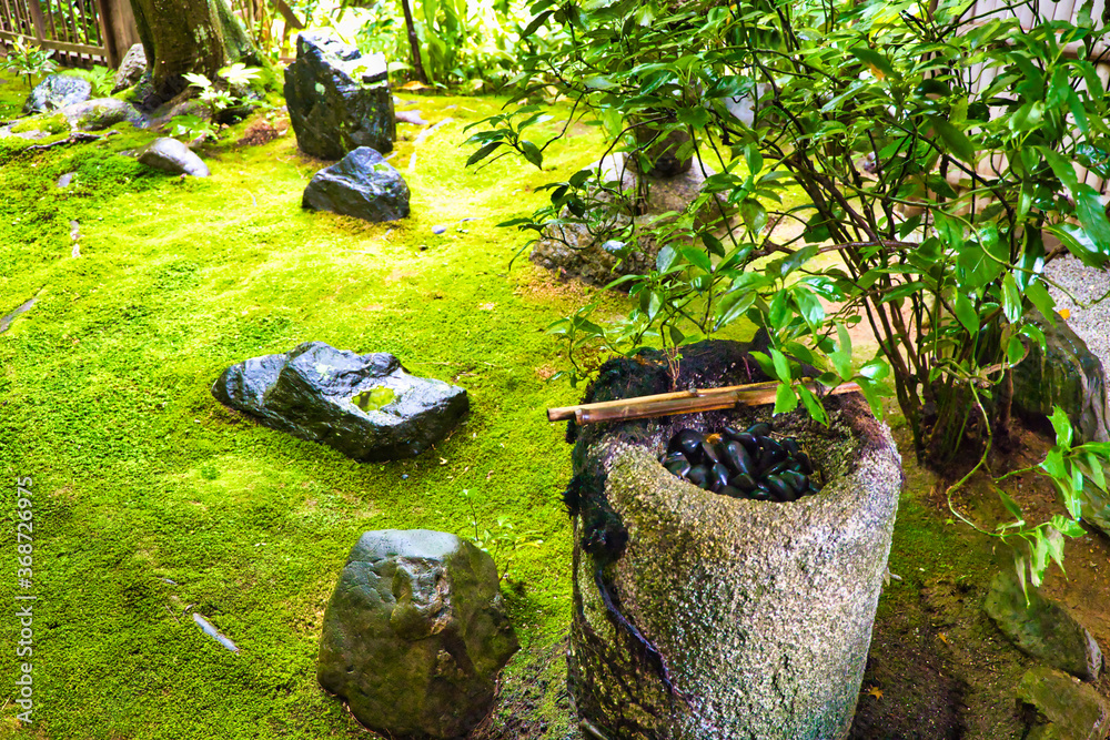 Obraz premium 京都、桂春院の庭園