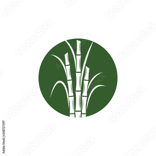 Sugar cane Logo Template vector symbol