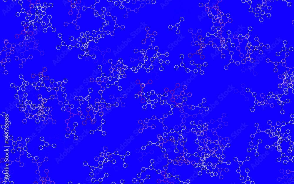 Obraz premium Light Blue, Yellow vector backdrop with artificial intelligence data.