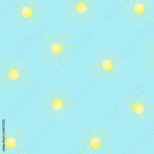 sun pattern vector. sun sky background