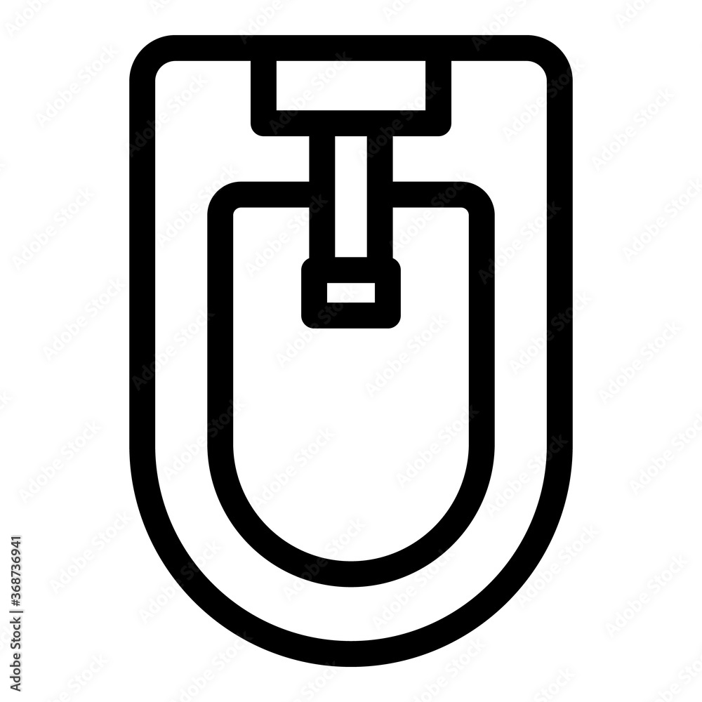 Tap bidet icon. Outline tap bidet vector icon for web design isolated on white background Tap bidet icon. Outline tap bidet vector icon for web design isolated on white background