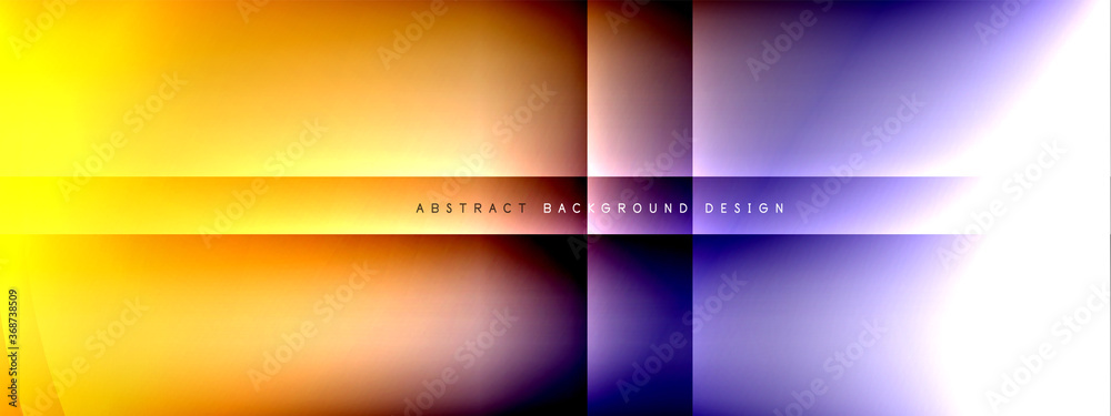 Fototapeta premium Vector abstract background - circle and cross on fluid gradient with shadows and light effects. Techno or business shiny design templates for text