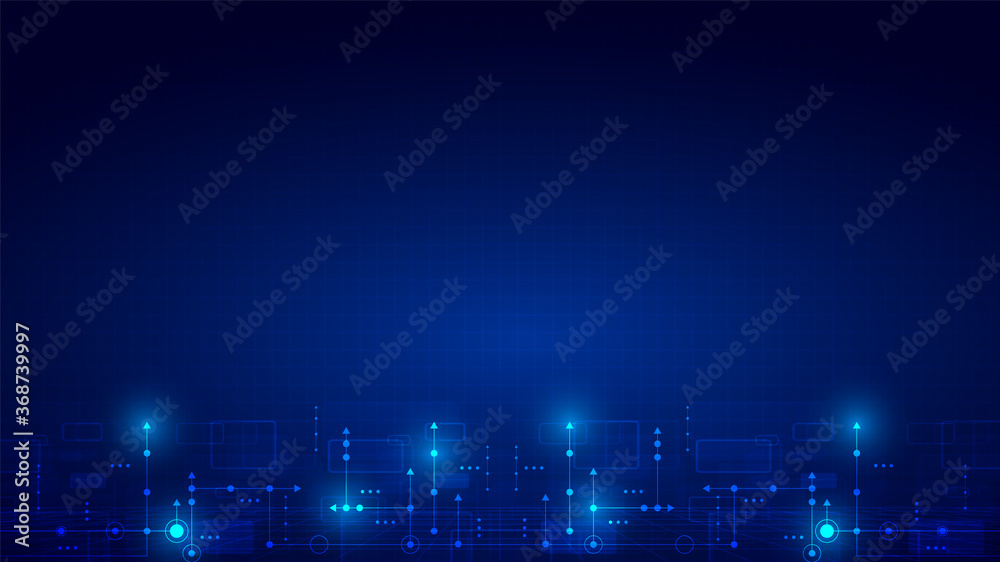 Circuit technology background Circuit technology background