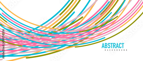 Аbstract moving colorful lines vector backgrounds for cover, placard, poster, banner or flyer