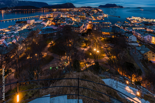 Ålesund by Night - Norway photo