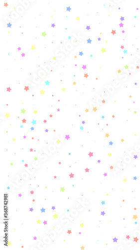 Festive remarkable confetti. Celebration stars. Co
