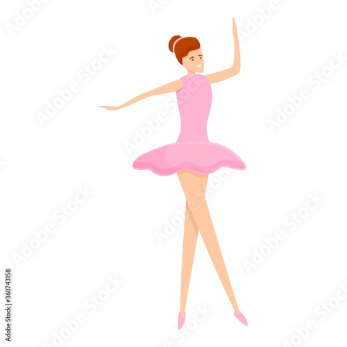 Ballerina tutu icon. Cartoon of ballerina tutu vector icon for web design isolated on white background