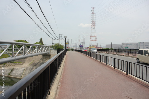 河川敷、River