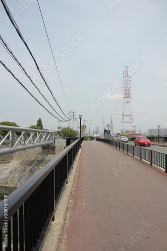 河川敷、River