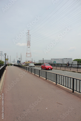 河川敷、River