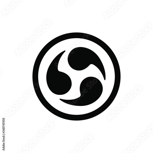 sharingan icon on white background