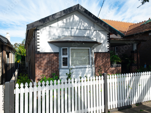 Suburban federation house in Sydney NSW Australia 