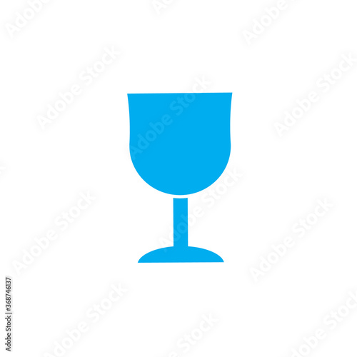 Wine glass icon vector