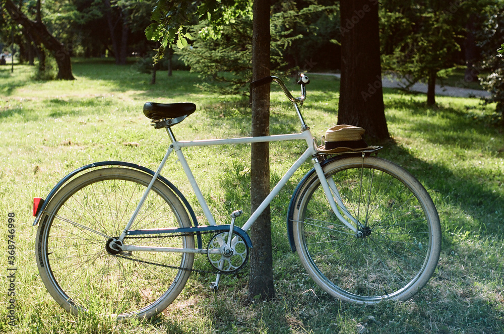 old bicycle in the park