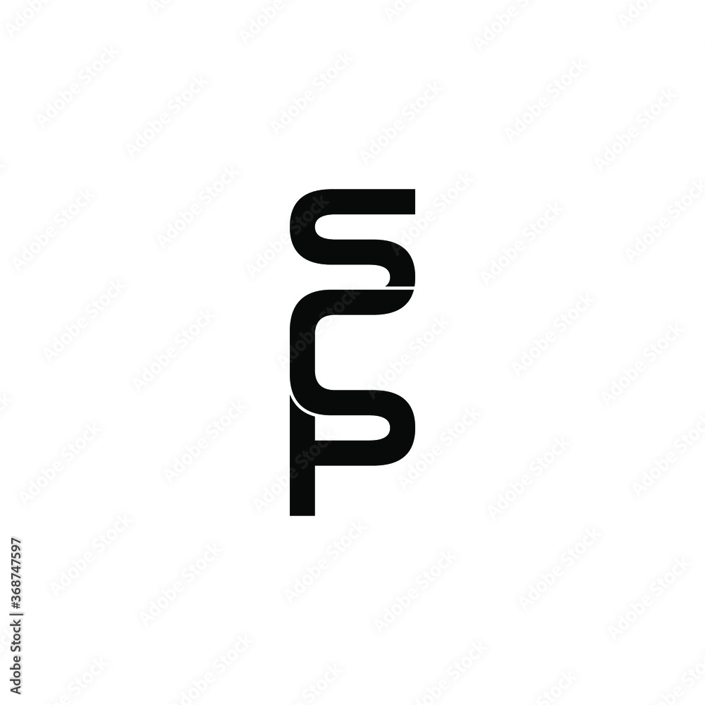 scp letter original monogram logo design scp letter original monogram logo design