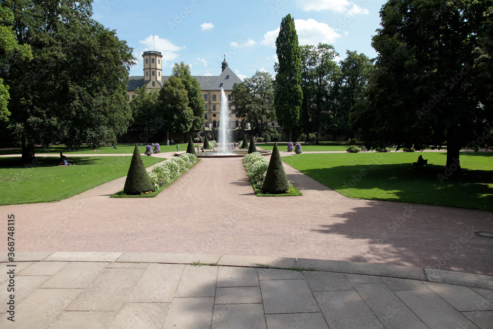 City palace and garden of Fulda