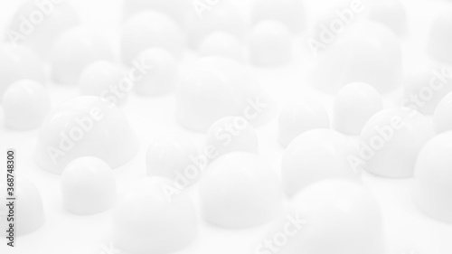 White abstract modern circle presentation background.