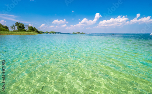 Lake Chiemsee, Bavaria, on a sunny summer day © naturenow