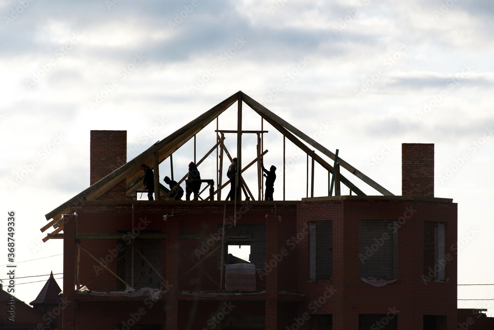 house roof construction