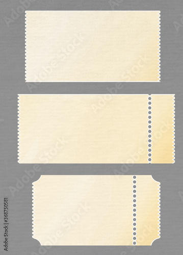 Kinotickets Template, tickets